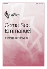 Come See Emmanuel SATB choral sheet music cover